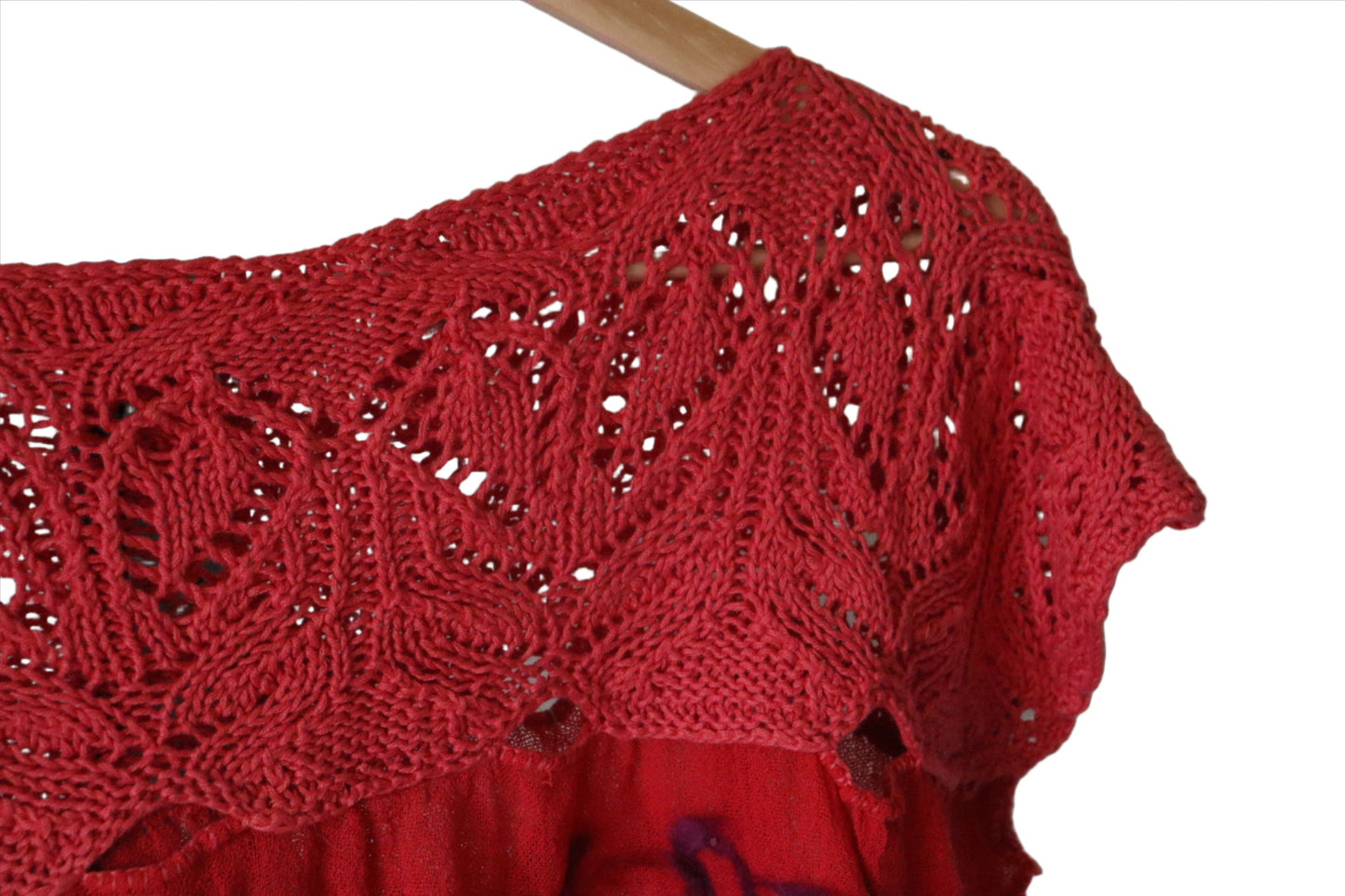 Felted Short Sleeve, Red