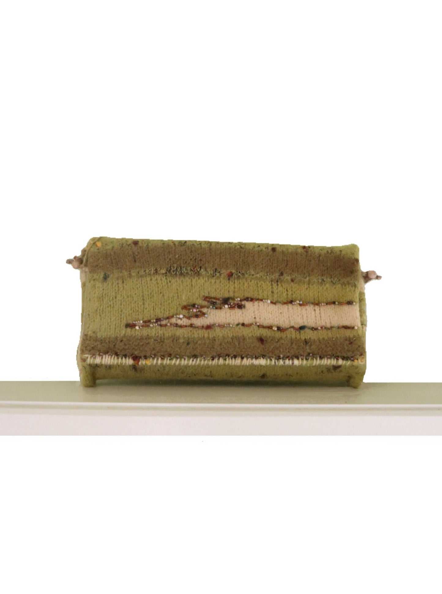 Knitted Clutch, Green